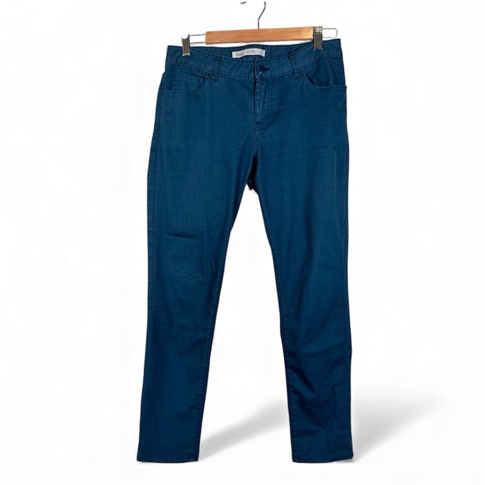 Woolrich Teal Blue Mid Rise Skinny Jeans Womens 6 Fall Casual Denim